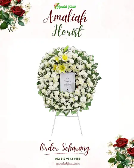 Krans Bunga Duka Rejoslamet